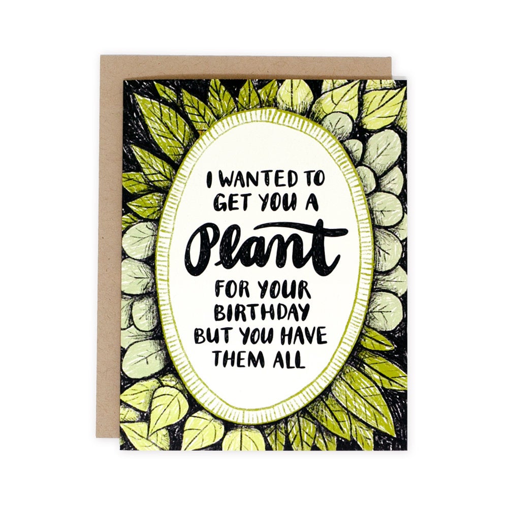 Birthday Plant - Greeting Card
